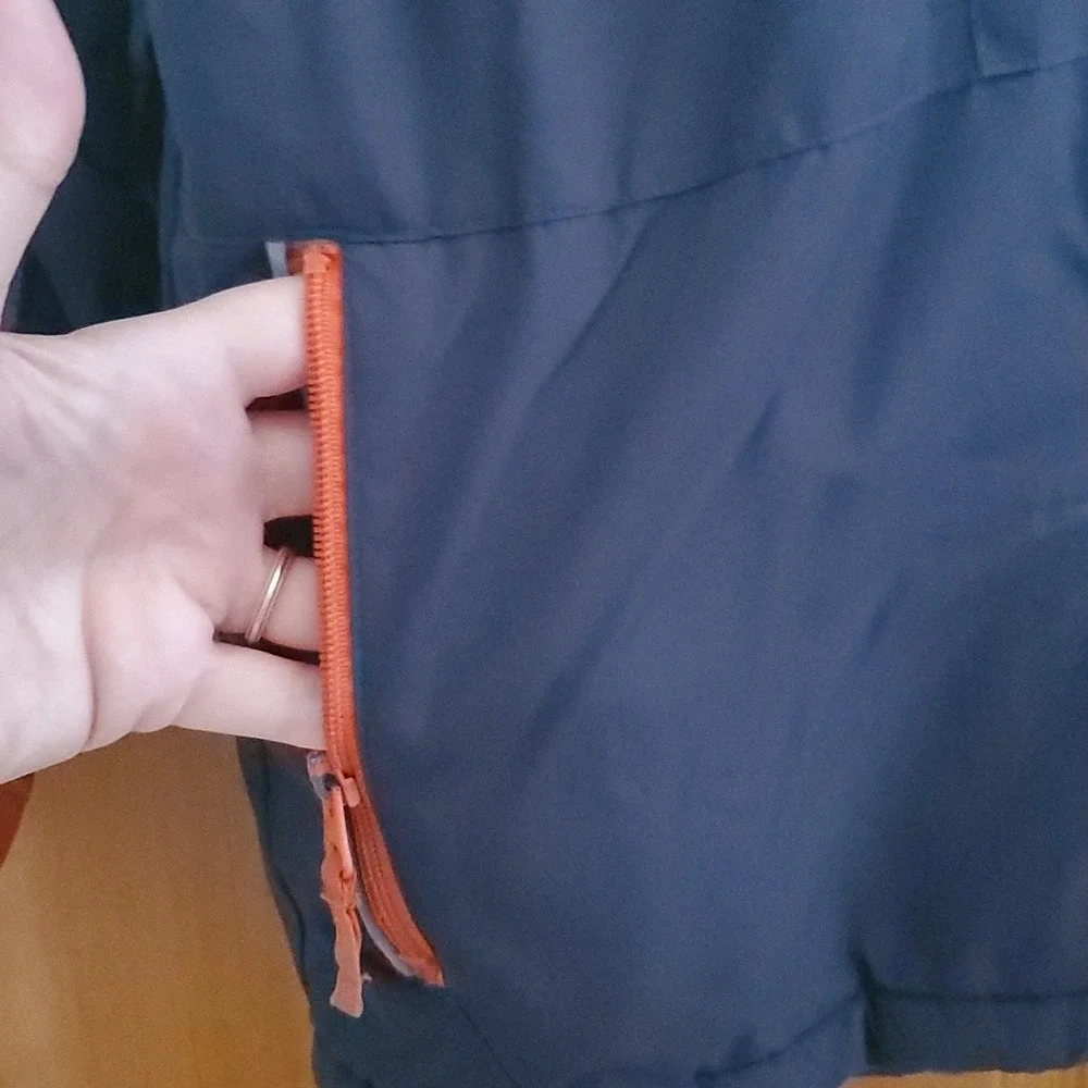 Children's Place Thermolite Orange‎ and Grey Midweight Jacket Size 7/8